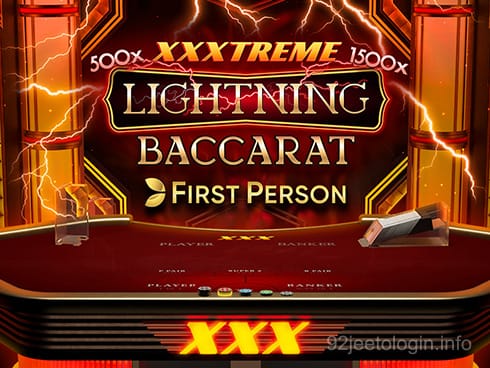 First Person XXXtreme Lightning Baccarat